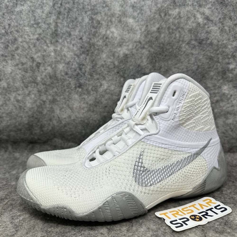 Nike Tawa Wrestling Shoes Mens Size 8 White Silver CI2952-100